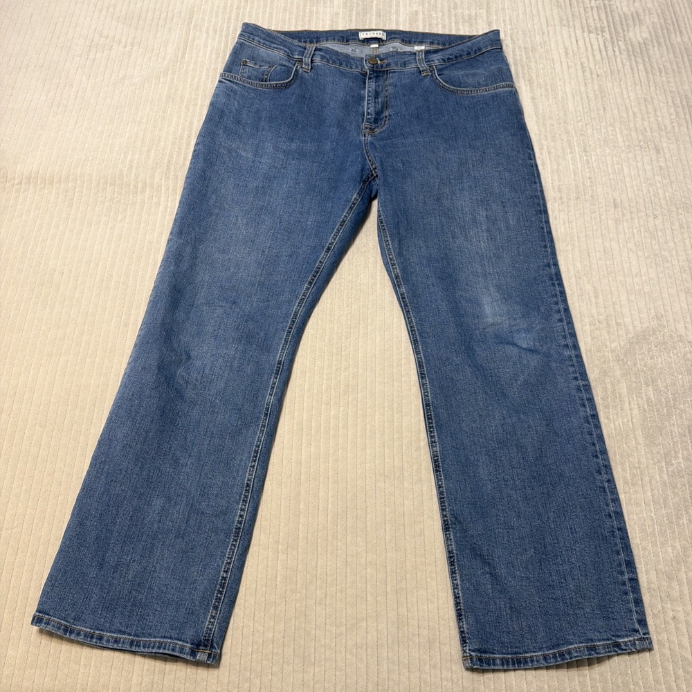 Tecovas Jeans Medium Blue Stretch Denim Pants Men's 38x30 Western Slim